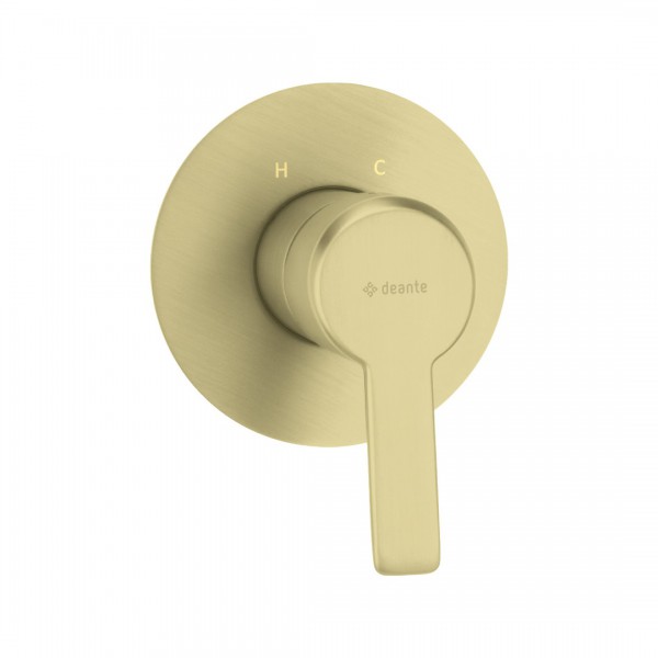 Deante Arnika bateria natryskowa podtynkowa złoto szczotkowane BQA_R44L