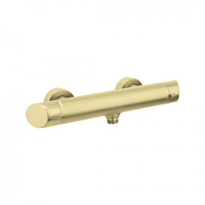 Deante Arnika bateria natryskowa ścienna złoto szczotkowane BQA_R40M