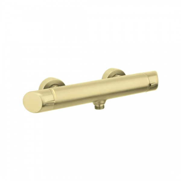 Deante Arnika bateria natryskowa ścienna złoto szczotkowane BQA_R40M