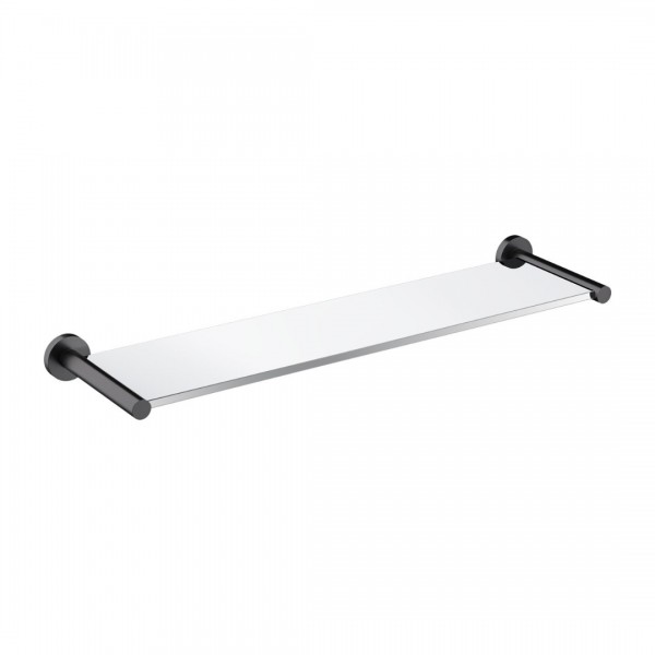 Omnires Modern Project półka wisząca szklana 55 cm antracyt MP60930AT