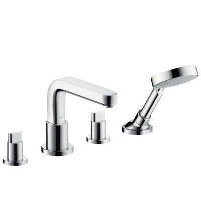 Hansgrohe Metris S bateria wannowa 4-otworowa montaż na brzegu wanny