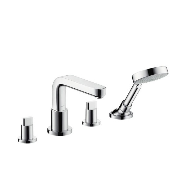 Hansgrohe Metris S bateria wannowa 4-otworowa montaż na brzegu wanny