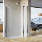 Sanswiss Solino kabina prysznicowa kwadratowa 80 cm SOL1308005007+SOLT108005007