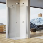 Sanswiss Solino kabina prysznicowa kwadratowa 80 cm SOL108005007+SOLT108005007