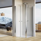 Sanswiss Solino kabina prysznicowa kwadratowa 100 cm SOL210005007+SOLT210005007