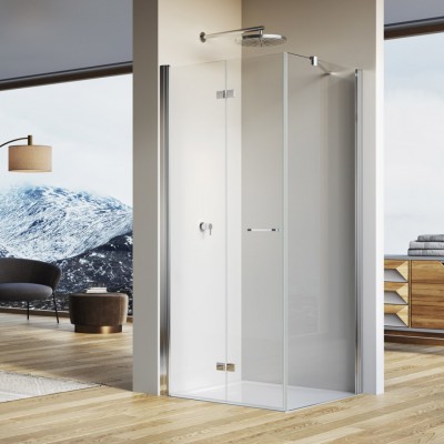 Sanswiss Solino kabina prysznicowa prostokątna 90x75 cm lewa SOLF1G0905007+SOLT107505007