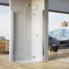 Sanswiss Solino kabina prysznicowa prostokątna 90x80 cm prawa SOLF1D0905007+SOLT108005007