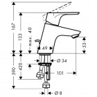 Hansgrohe Focus bateria umywalkowa do bezciśnieniowych podgrzewaczy wody