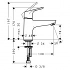 Hansgrohe Focus bateria Monotrou bateria wannowa