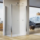 Sanswiss Solino kabina prysznicowa prostokątna 110x80 cm SOL3111005007+SOLT308005007