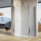 Sanswiss Solino kabina prysznicowa prostokątna 110x90 cm SOL3111005007+SOLT309005007