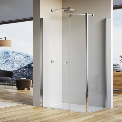 Sanswiss Solino kabina prysznicowa prostokątna 120x70 cm SOL3112005007+SOLT307005007