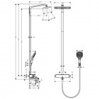 Hansgrohe Raindance Select 360 komplet prysznicowy termostatyczny do wanny