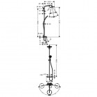 Hansgrohe Raindance Select 240 komplet prysznicowy termostatyczny do wanny