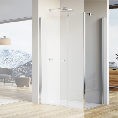 Sanswiss Solino ścianka prysznicowa 80 cm boczna do drzwi SOLT308005007