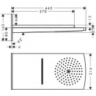 Hansgrohe Raindance Rainfall 180 AIR 2jet