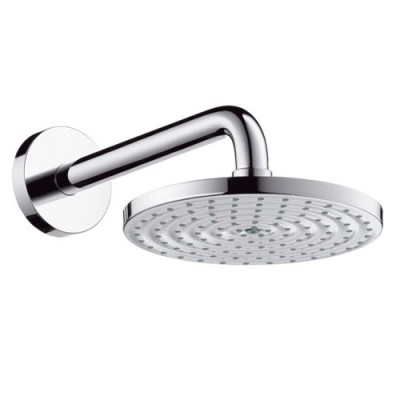 Hansgrohe Raindance S deszczownica okrągła 18 cm z ramieniem ściennym chrom 27476000
