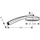 Hansgrohe główka prysznicowa Croma 100 1jet