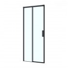Oltens Breda drzwi prysznicowe 100 cm czarny mat/szkło przezroczyste 21213300