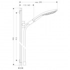 Hansgrohe Raindance Select S 150 zestaw natryskowy 0,90 m 26626000
