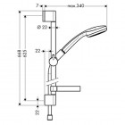 Hansgrohe Croma 100 zestaw natryskowy 0,65m lub 0,90m 27717000