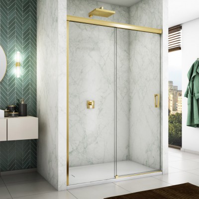 Sanswiss Cadura drzwi prysznicowe 170 cm lewe złoty CAS2G1701207