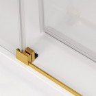 Sanswiss Cadura drzwi prysznicowe 110 cm lewe złoty CAS2G1101207