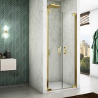 Sanswiss Cadura drzwi prysznicowe 90 cm złoty CA2C0901207