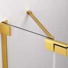 Sanswiss Cadura drzwi prysznicowe 90 cm lewe złoty CA13G0901207