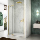 Sanswiss Cadura drzwi prysznicowe 80 cm lewe złoty CA13G0801207