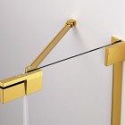 Sanswiss Cadura drzwi prysznicowe 110 cm prawe złoty CA13D1101207