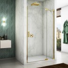 Sanswiss Cadura drzwi prysznicowe 100 cm prawe złoty CA13D1001207