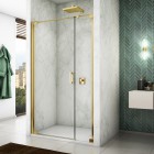 Sanswiss Cadura drzwi prysznicowe 110 cm lewe złoty CA31CG1101207