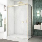 Sanswiss Cadura ścianka prysznicowa 100 cm boczna do drzwi złoty CAST1001207