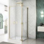 Sanswiss Cadura ścianka prysznicowa 100 cm boczna do drzwi złoty CAT21001207