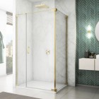 Sanswiss Cadura ścianka prysznicowa 70 cm boczna do drzwi złoty CAT20701207