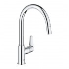 Grohe BauCurve bateria kuchenna stojąca z wyciąganą wylewką chrom 30547000
