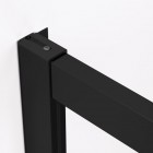Sanswiss Top Line S drzwi prysznicowe 140 cm prawe czarny mat TLS2D1400607