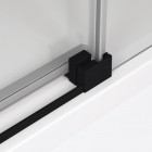 Sanswiss Top Line S kabina prysznicowa prostokątna 160x80 cm prawa czarny mat TLS2D1600607+TOPF20800607