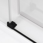 Sanswiss Top Line S drzwi prysznicowe 100 cm lewe czarny mat TLS2G1000607