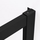 Sanswiss Top Line S kabina prysznicowa prostokątna 100x90 cm lewa czarny mat TLS2G1000607+TOPF20900607