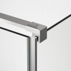 Sanswiss Amalia drzwi prysznicowe 120 cm srebrny połysk D35S21205007