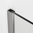 Sanswiss Amalia drzwi prysznicowe 120 cm srebrny połysk D35S21205007