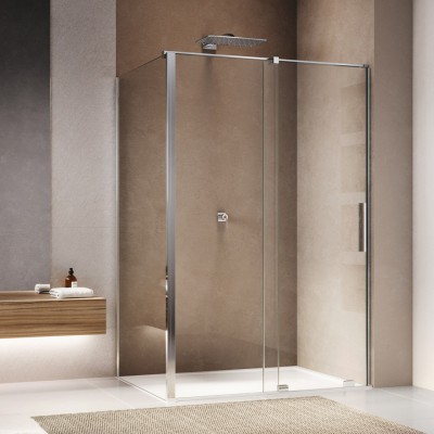 Sanswiss Amalia kabina prysznicowa prostokątna 120x80 cm srebrny połysk 52569