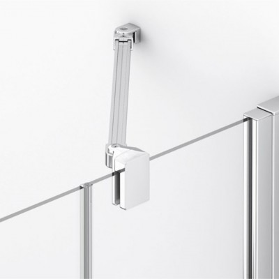 Sanswiss wspornik narożny przy U-montażu srebrny połysk RE.50.1000