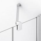 Sanswiss wspornik narożny przy U-montażu srebrny połysk RE.50.1000