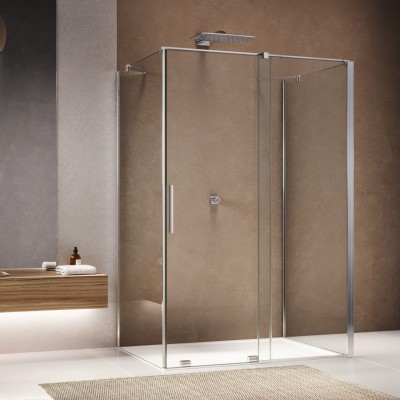 Sanswiss Amalia kabina prysznicowa prostokątna 120x80 cm srebrny połysk 52586