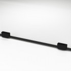 Sanswiss Amalia drzwi prysznicowe 120 cm czarny mat D35S21200607