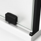 Sanswiss Amalia drzwi prysznicowe 120 cm czarny mat D35S21200607