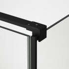 Sanswiss Amalia drzwi prysznicowe 120 cm czarny mat D35S21200607